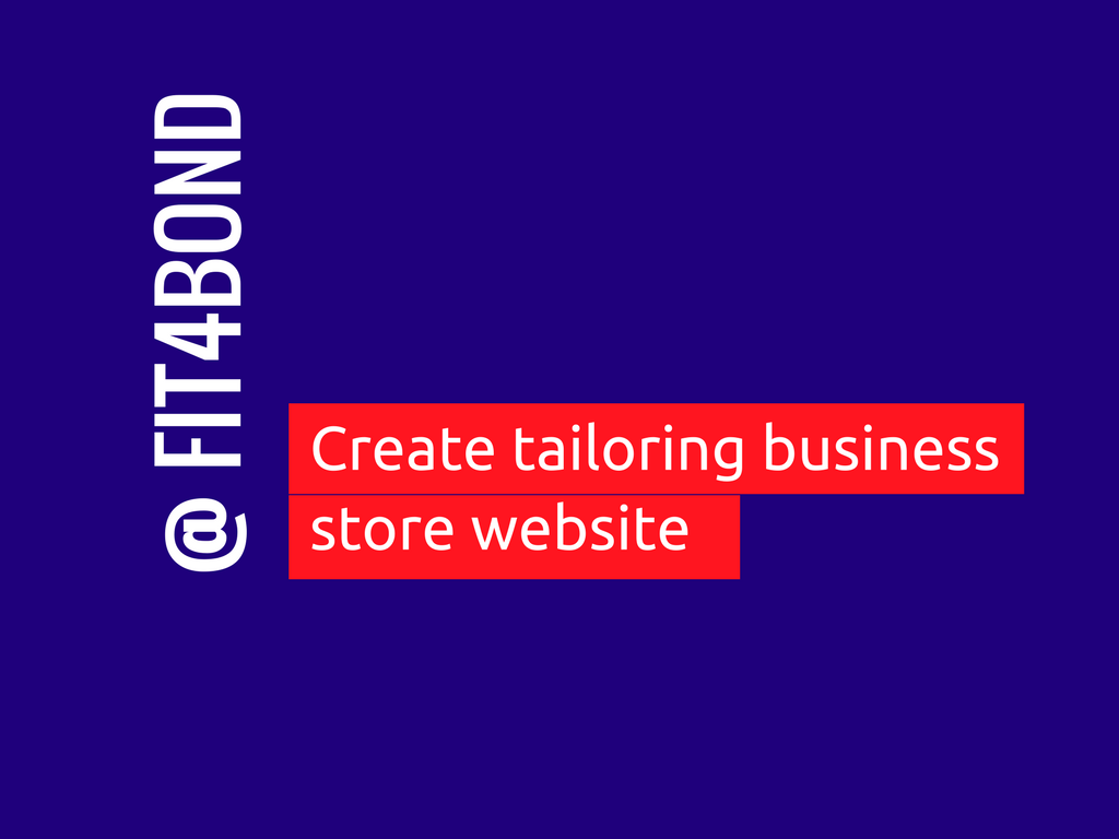 Create online tailoring business website with ecommerce features that converts more sales