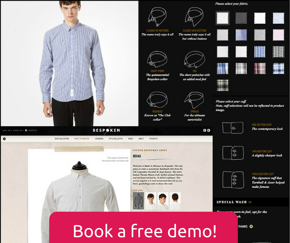 How clothes customization software works for your online tailoring store ?